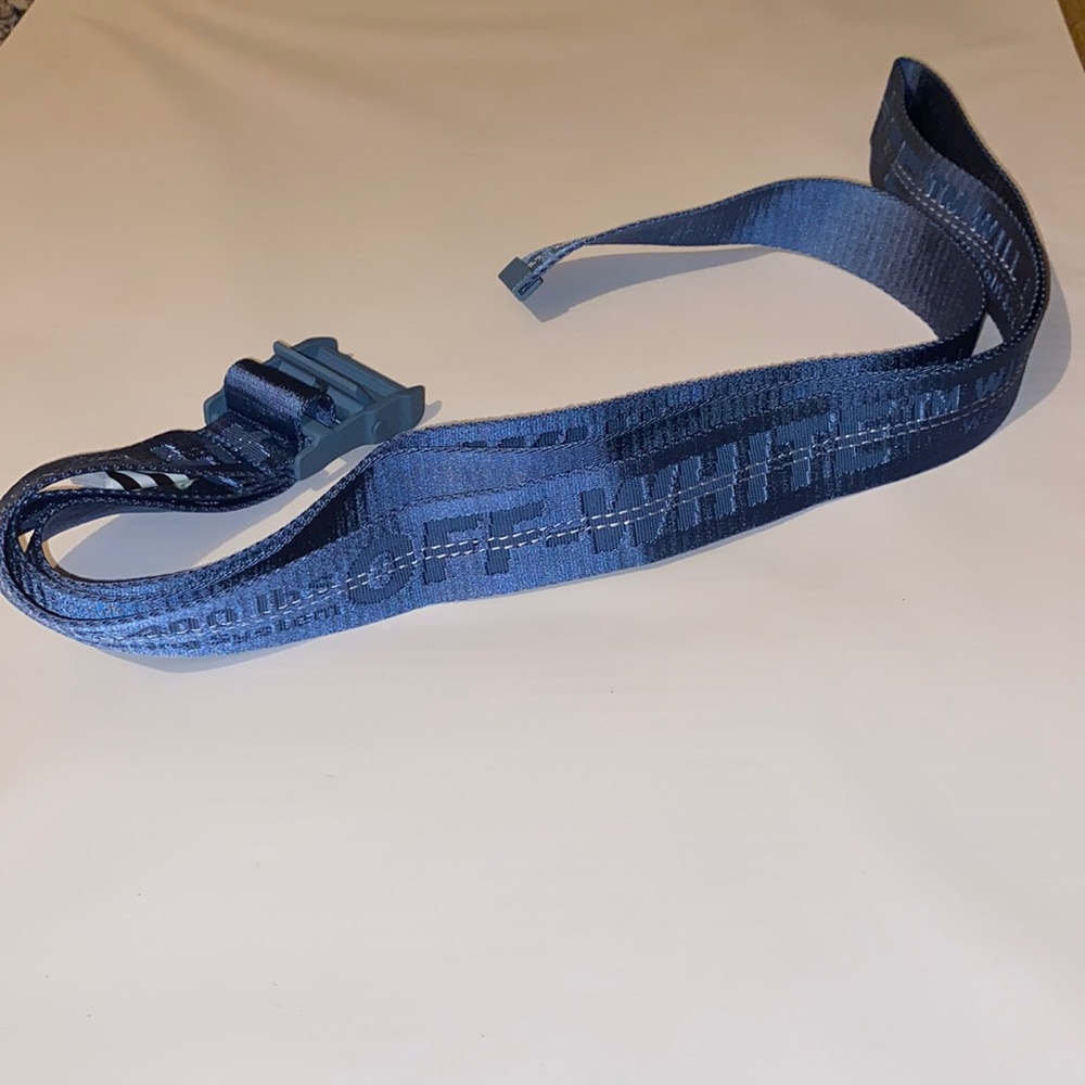 Denim Blue Off-White Belt